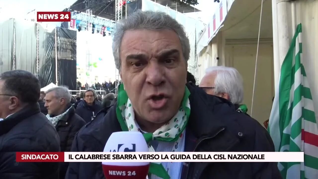 Il calabrese Sbarra verso la guida della Cisl nazionale