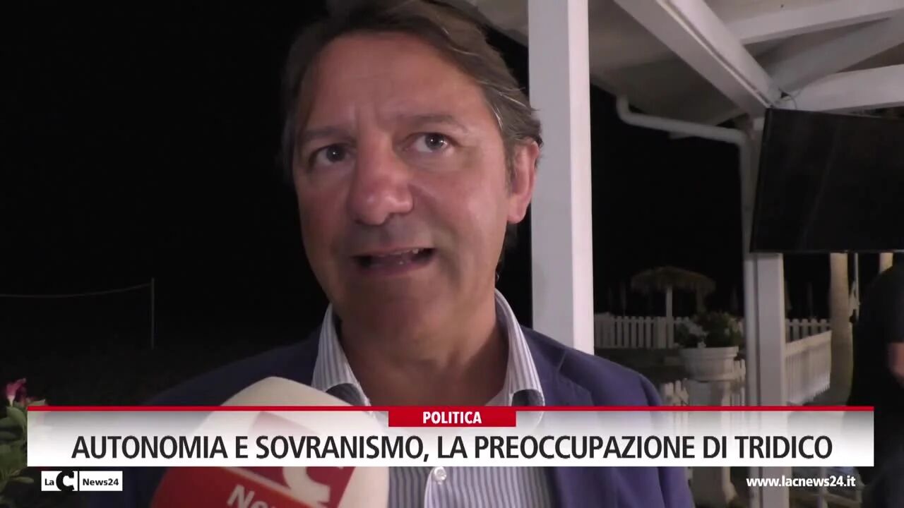 Autonomia e sovranismo, la preoccupazione di Tridico