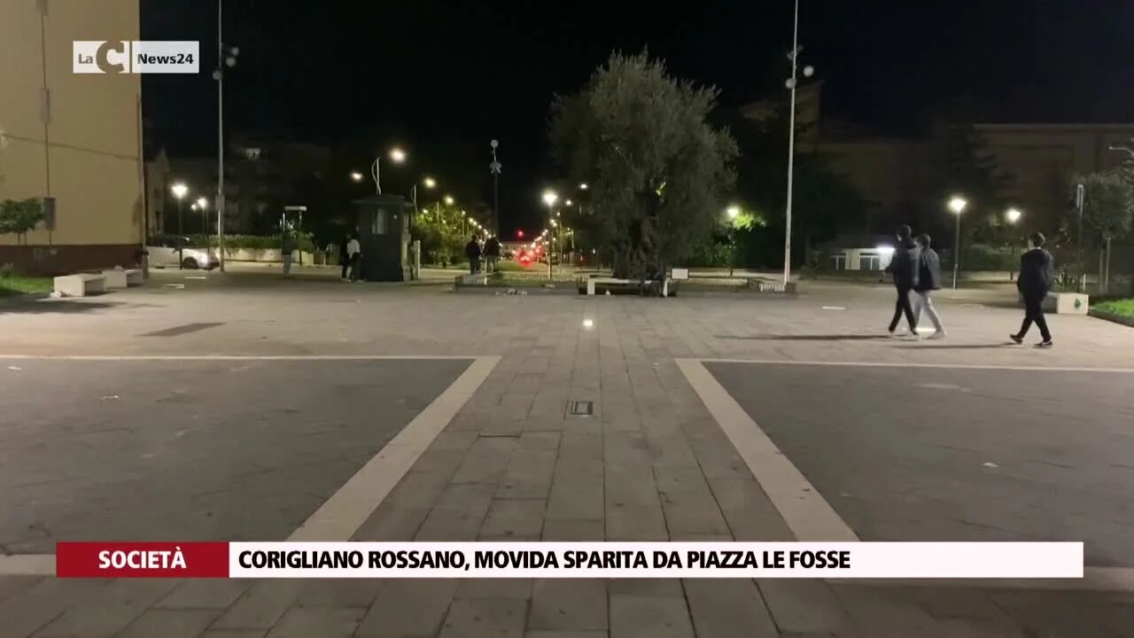 Corigliano Rossano, movida sparita da piazza Le Fosse