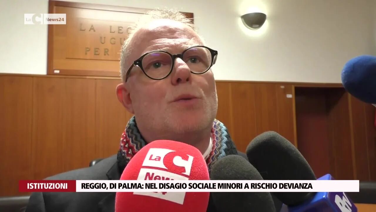 Reggio, Di Palma: nel disagio sociale minori a rischio devianza