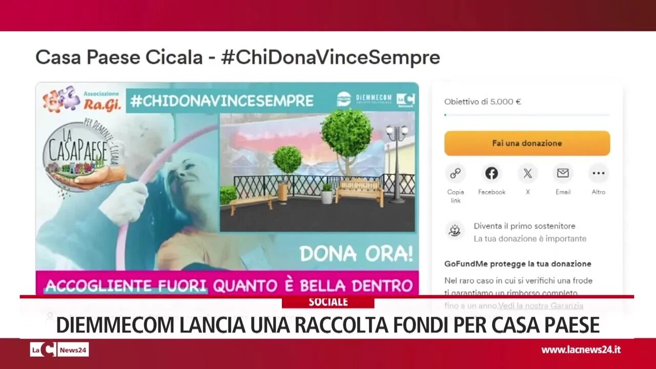 Diemmecom lancia una raccolta fondi per Casa Paese