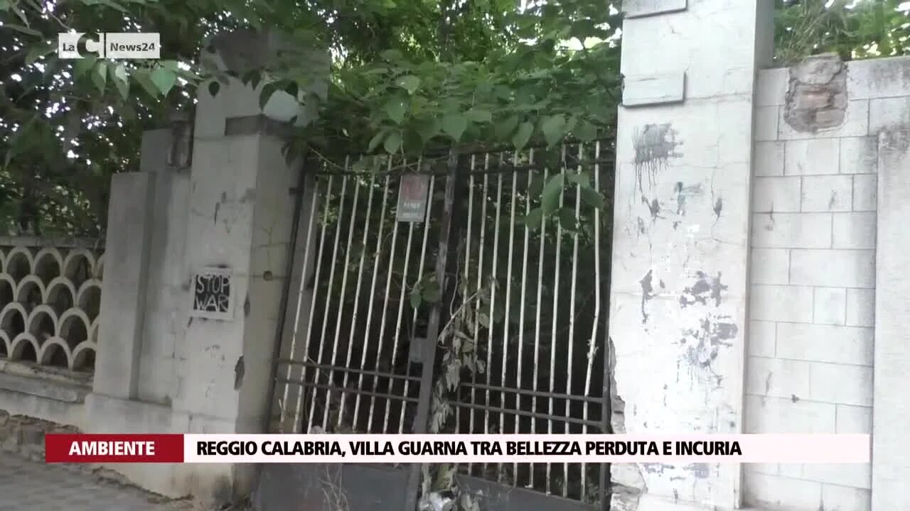 Reggio Calabria, Villa Guarna tra bellezza perduta e incuria