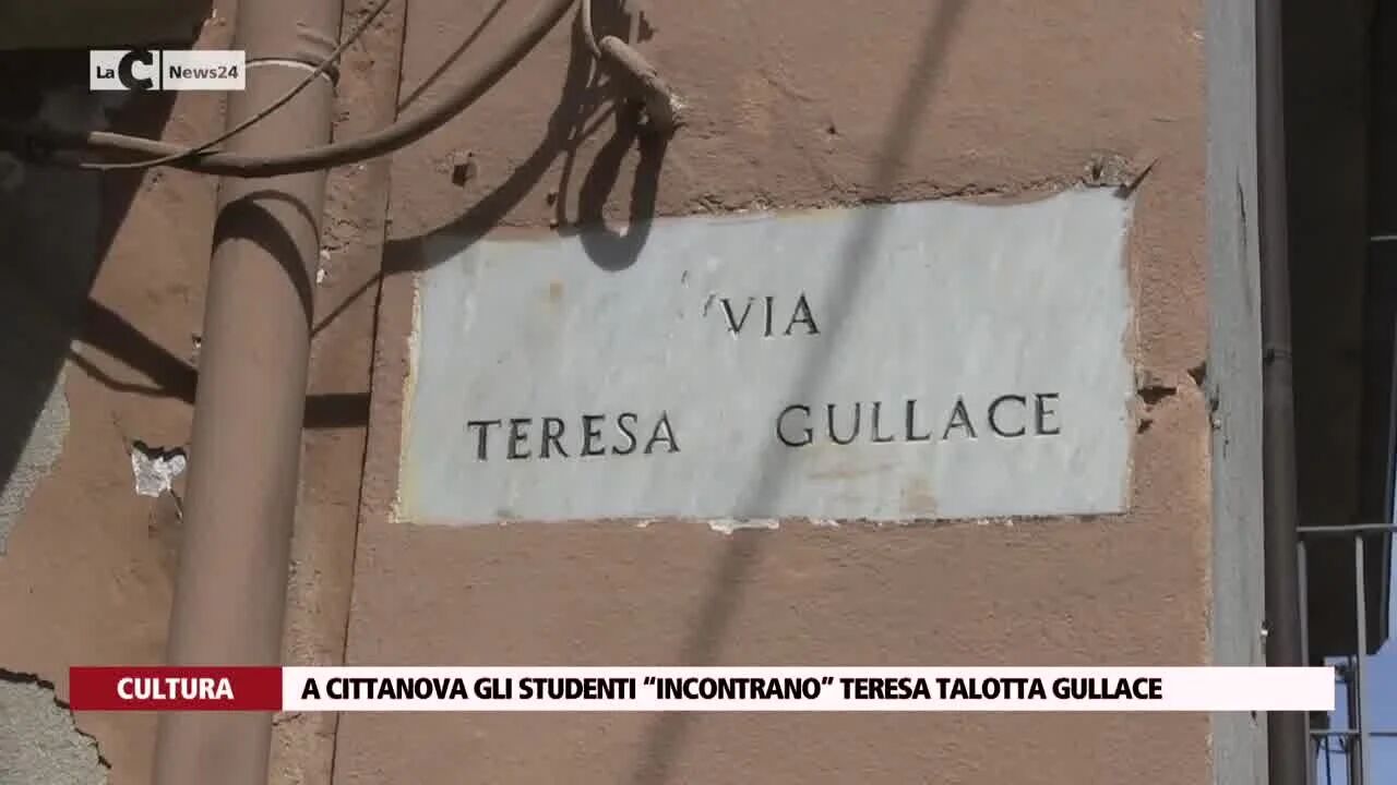 A Cittanova gli studenti “incontrano” Teresa Talotta Gullace
