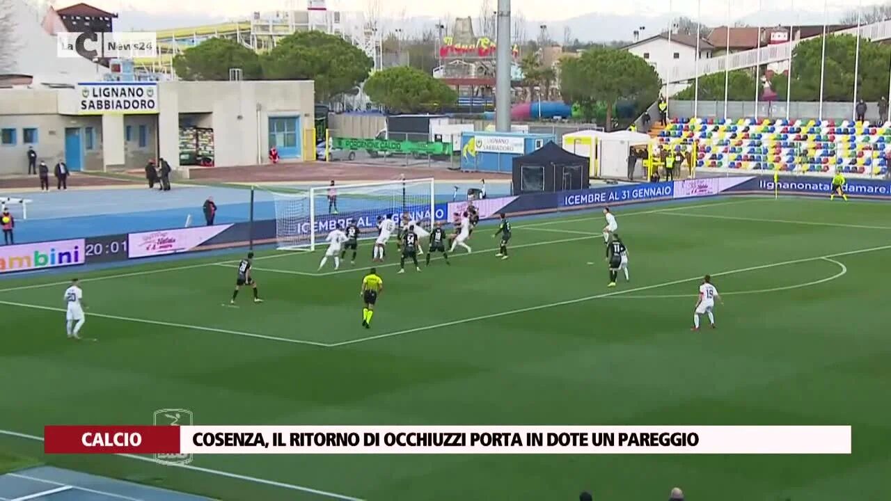 Cosenza, il ritorno di Occhiuzzi porta in dote un pareggio