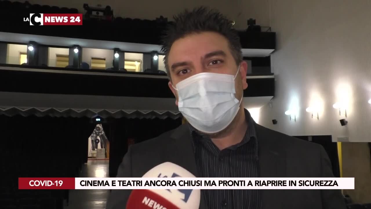 Cinema e teatri ancora chiusi ma pronti a riaprire in sicurezza