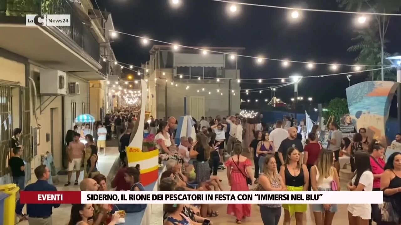 Siderno, il rione dei pescatori in festa con “immersi nel blu”