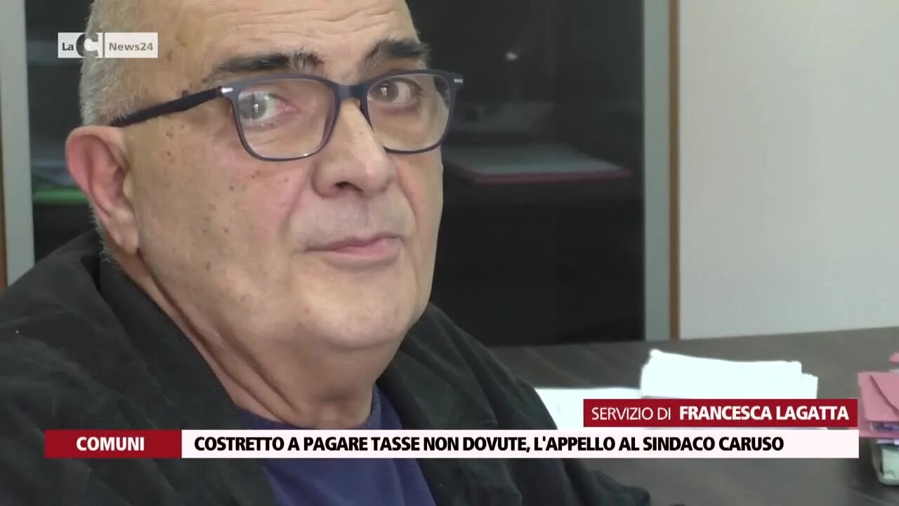 Costretto a pagare tasse non dovute, l'appello al sindaco Caruso