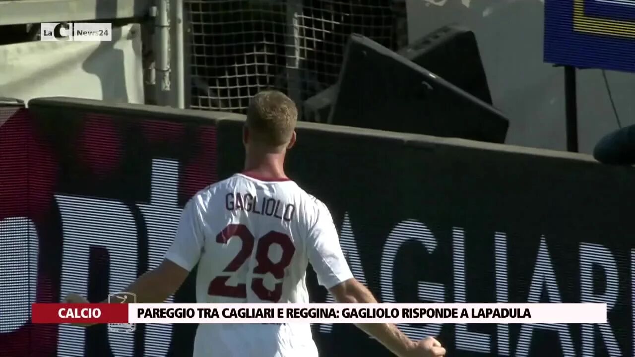 Pareggio tra Cagliari e Reggina, Gagliolo risponde a Lapadula