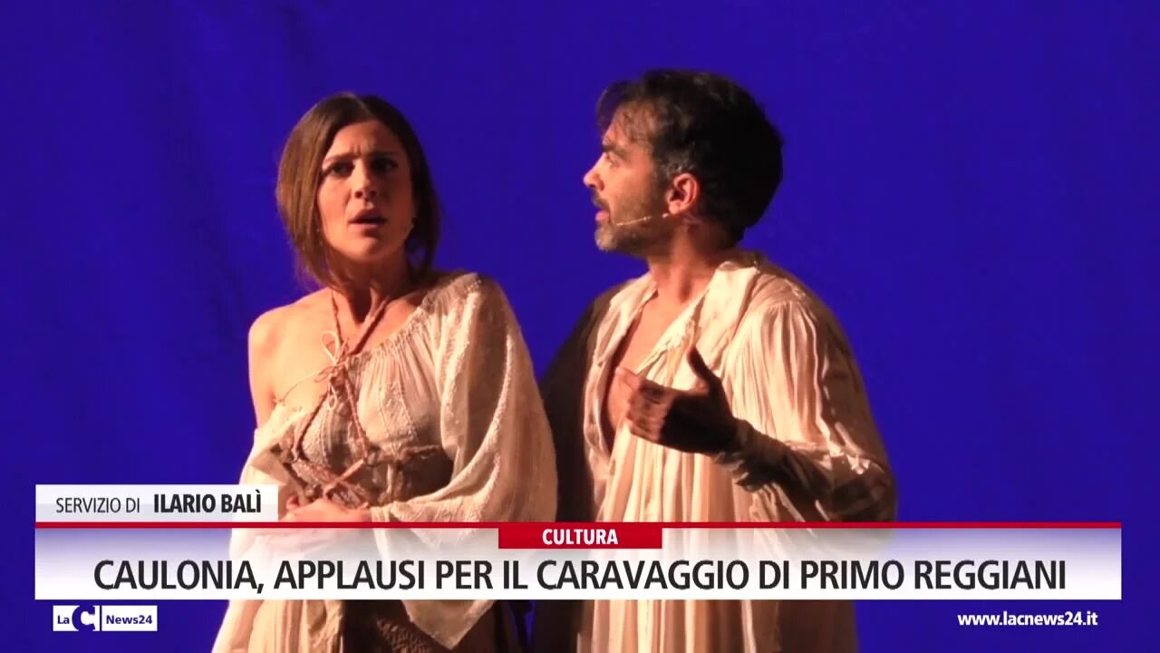 Caulonia, applausi e standing ovation per il Caravaggio di Primo Reggiani