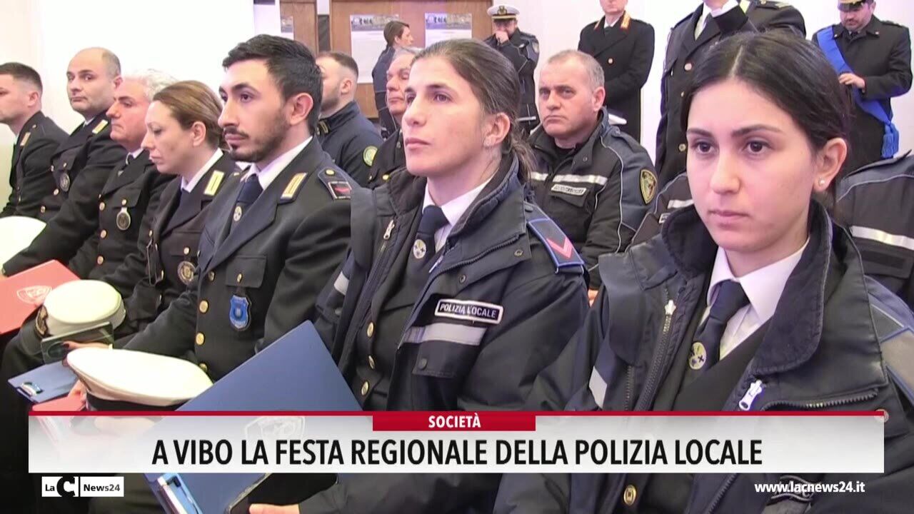 A Vibo la festa regionale della polizia locale