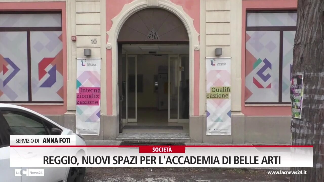 Reggio, nuovi spazi per l'Accademia di Belle Arti