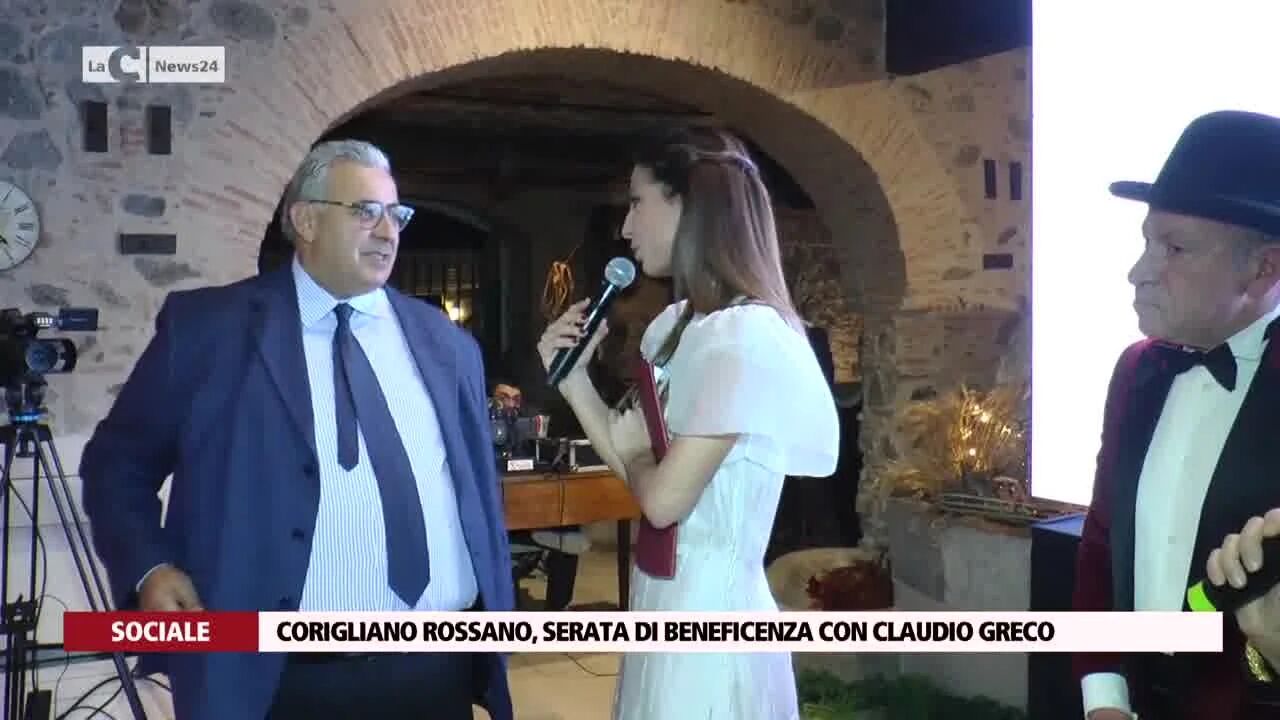 Corigliano rossano, serata di beneficenza con Claudio Greco