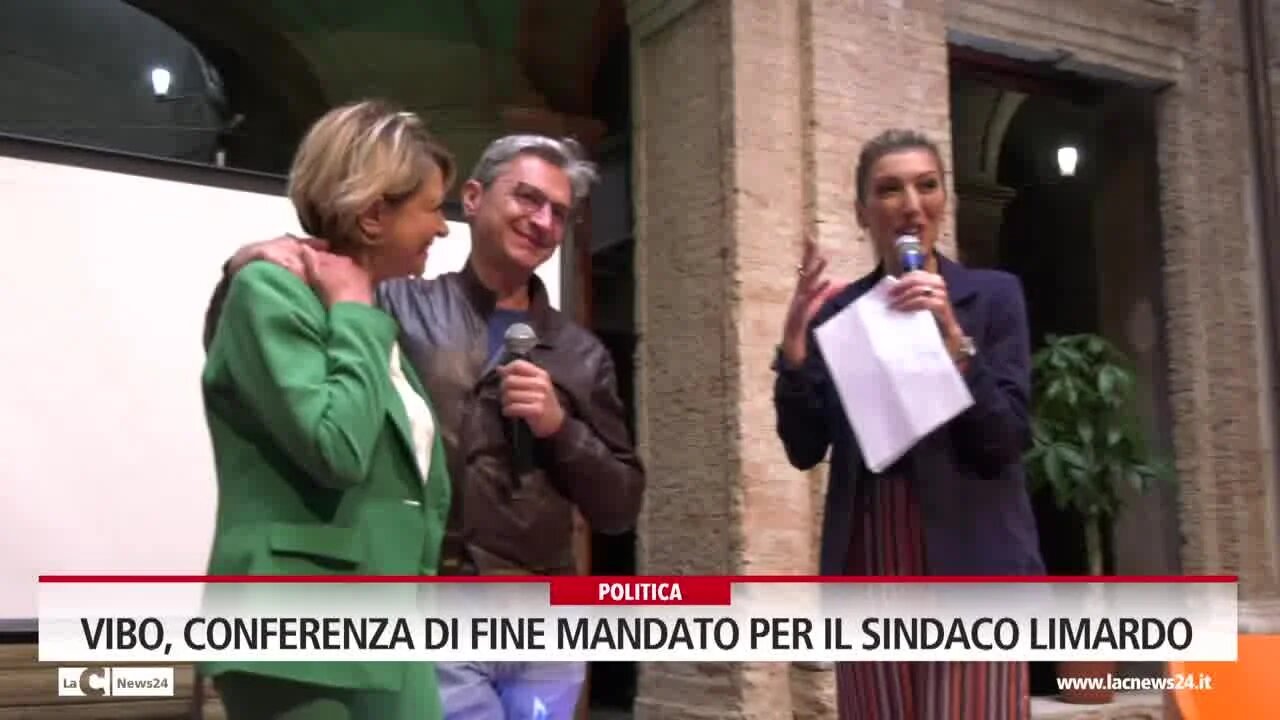 Vibo, il saluto del sindaco Limardo alla città