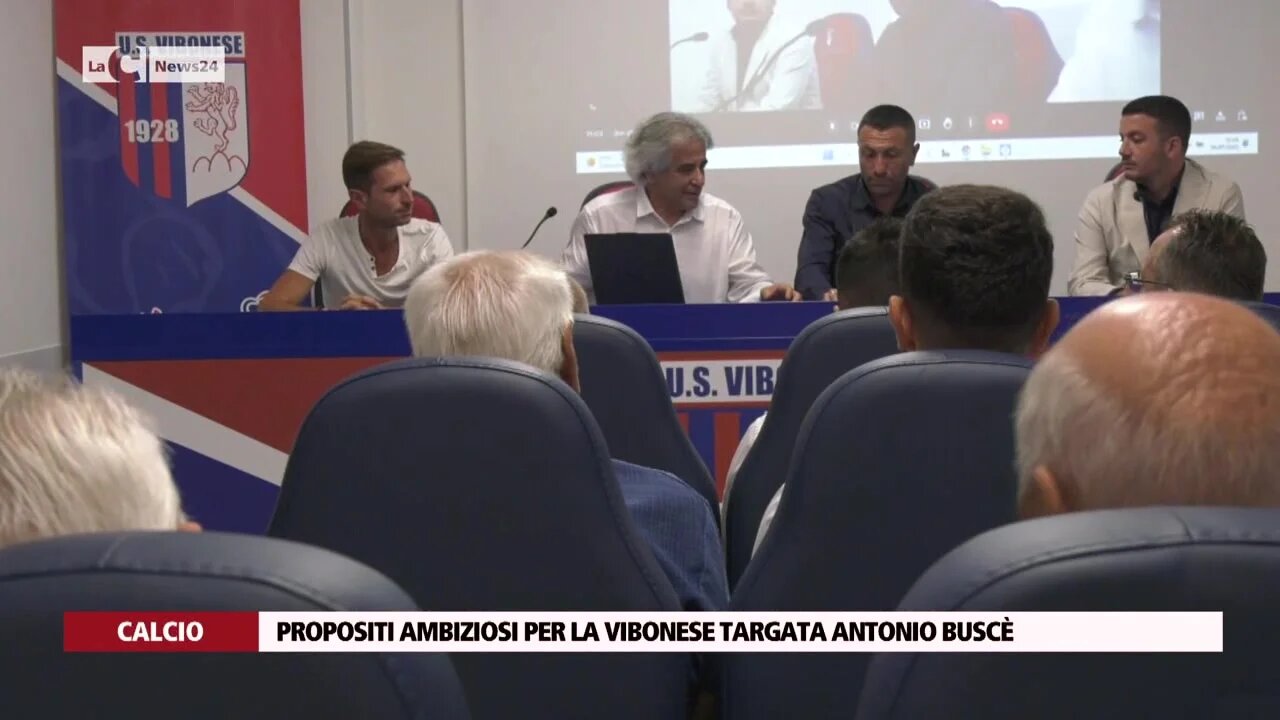 Propositi ambiziosi per la Vibonese targata Antonio Buscè