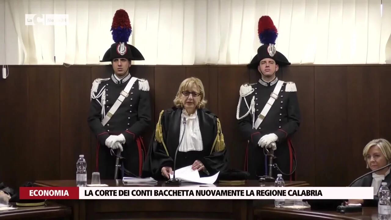 La corte conti bacchetta nuovamente la regione Calabria