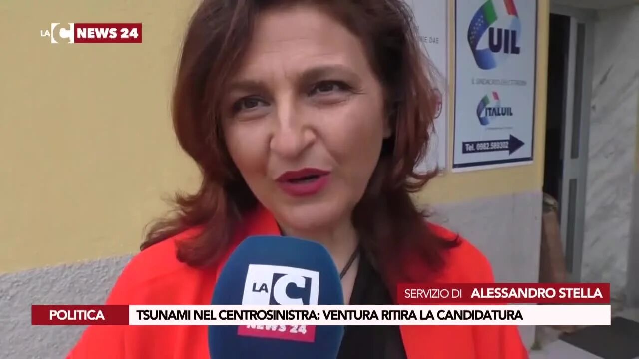 Tsunami nel centrosinistra: Ventura ritira la candidatura