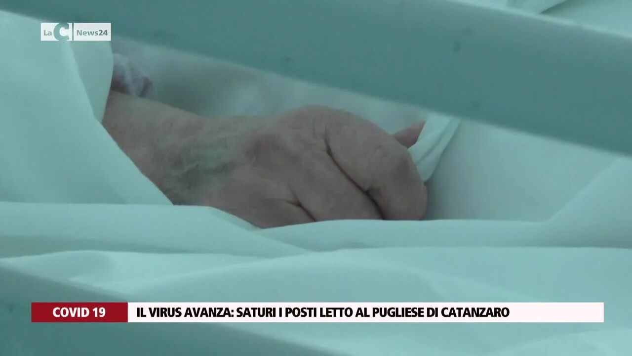 Il virus avanza: saturi i posti letto al Pugliese di Catanzaro