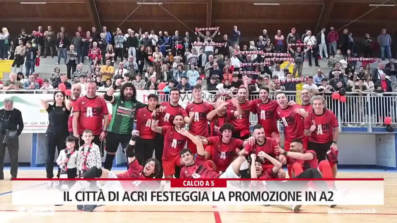 Il Città di Acri festeggia la promozione in A2