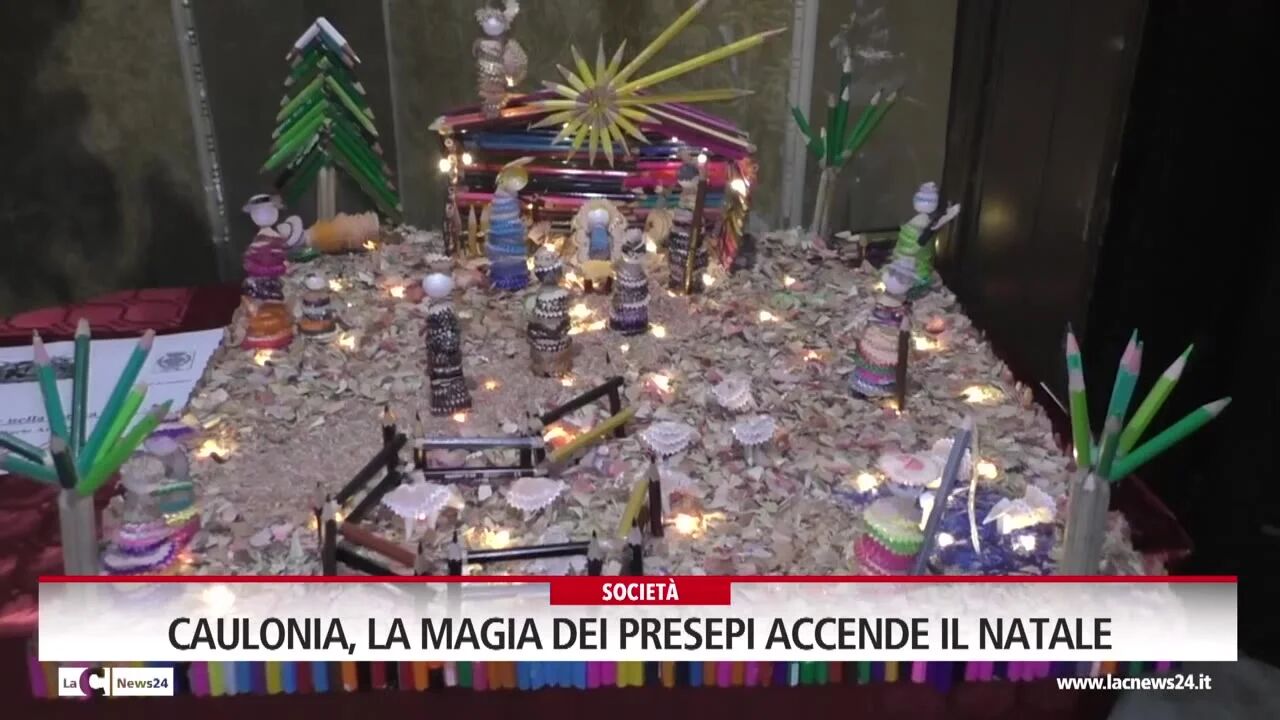 Caulonia, la magia dei presepi accende il Natale