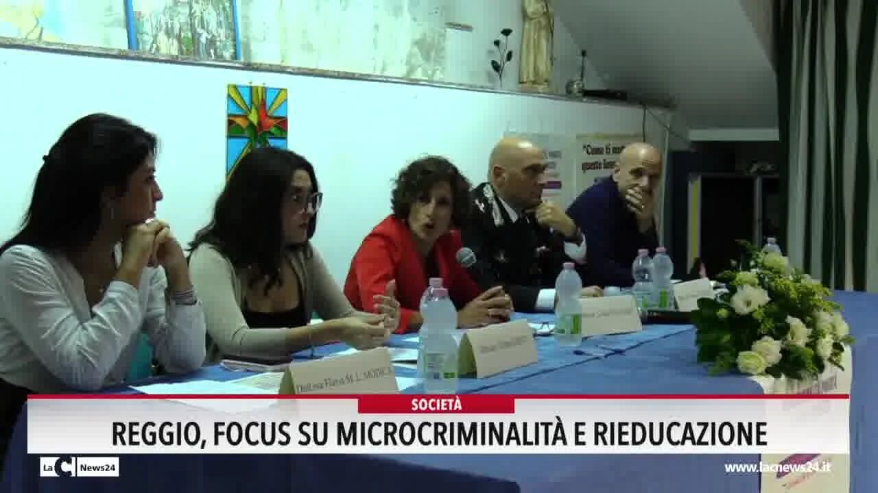 Reggio, focus mu microcriminalità e rieducazione