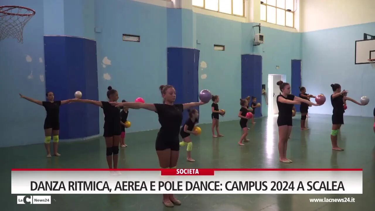 Danza ritmica, aerea e pole dance: campus 2024 a Scalea