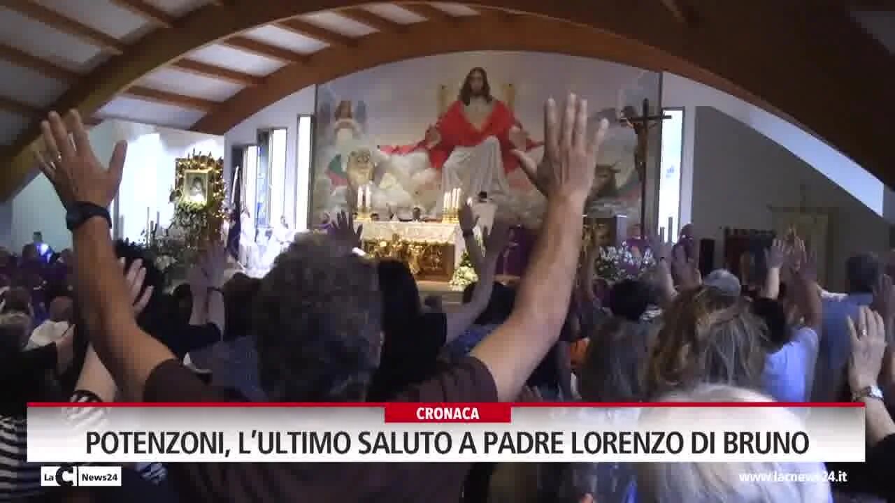 Potenzoni, l’ultimo saluto a Padre Lorenzo Di Bruno