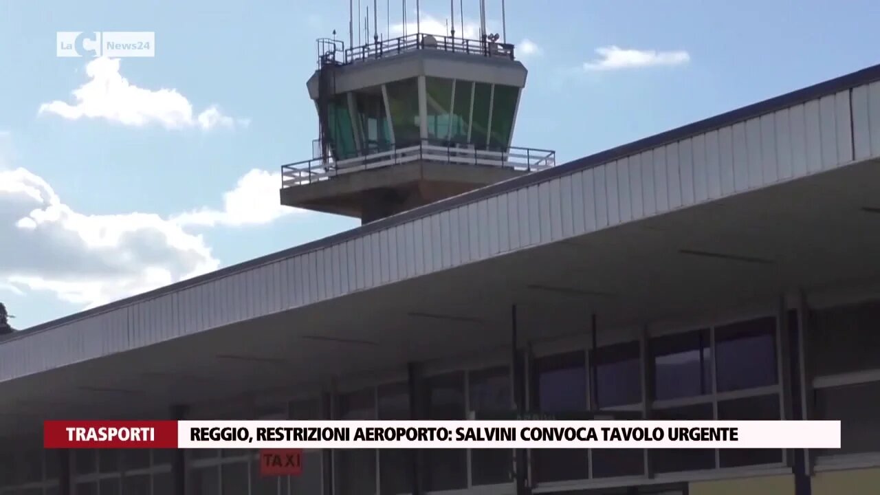 Reggio, restrizioni aeroporto: Salvini convoca tavolo urgente