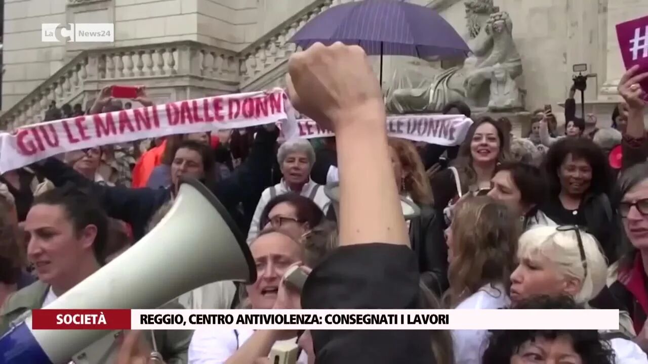 Reggio, centro antiviolenza: consegnati i lavori
