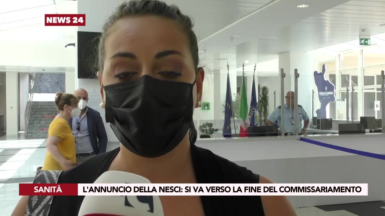 L'annuncio della Nesci: si va verso la fine del commissariamento