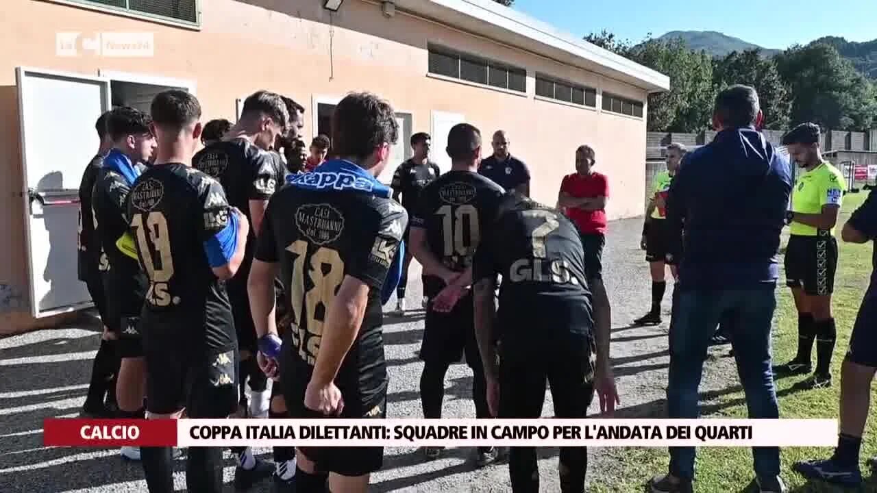 Coppa Iitalia dilettanti squadre in campo per l'andata dei quarti