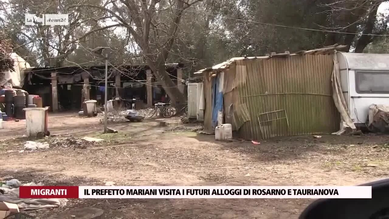 Il Prefetto Mariani visita i futuri alloggi di Rosarno e Taurianova