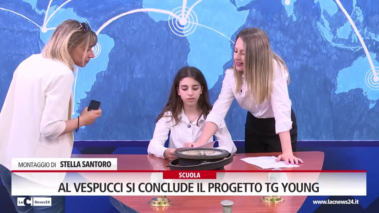 Al Vespucci si conclude il progetto Tg Young
