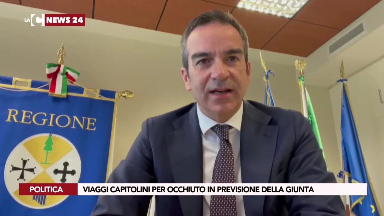 Regione, viaggi capitolini per Occhiuto in previsione della giunta