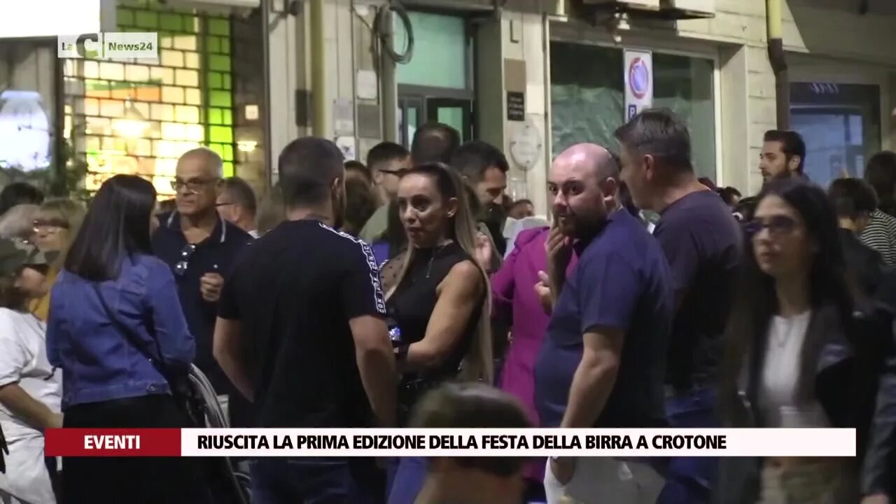 Riuscita la prima edizione della festa della birra a Crotone