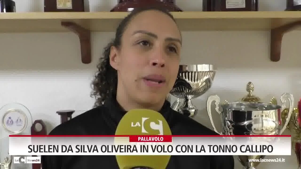 Suelen Da Silva Oliveira in volo con la Tonno Callipo