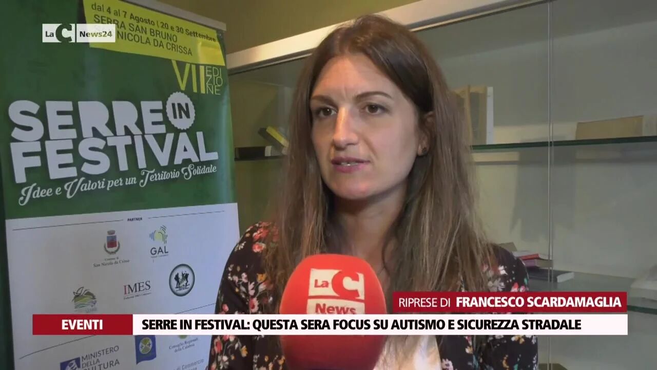 Serre in Festival: questa sera focus su autismo e sicurezza stradale