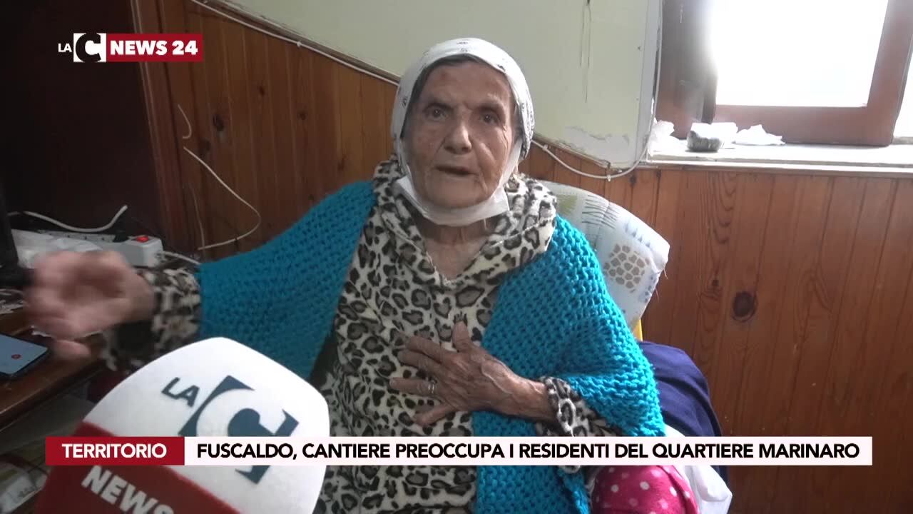 Fuscaldo, cantiere preoccupa i residenti del quartiere marinaro