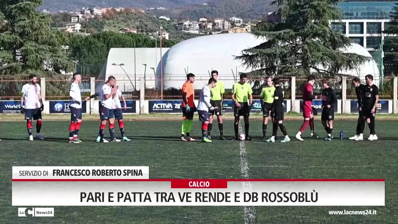 Pari e patta tra VE Rende e DB Rossoblù