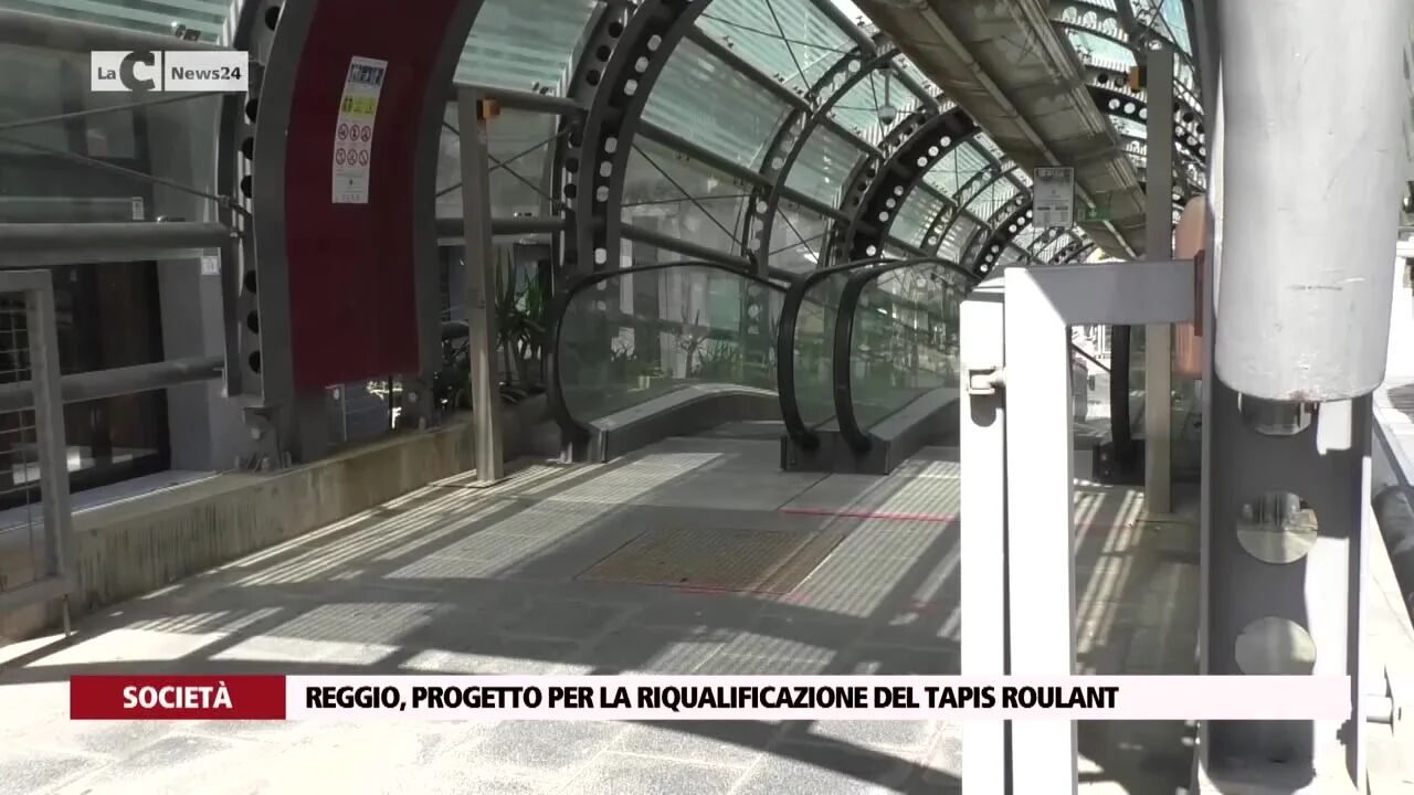 Reggio, progetto per la riqualificazione del tapis roulant