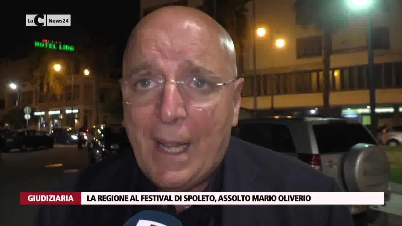 La Regione al festival di Spoleto, assolto Mario Oliverio
