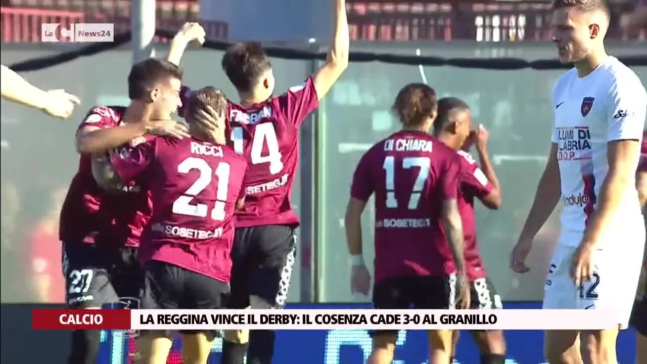 La Reggina vince il derby, il Cosenza cade 3-0 al Granillo