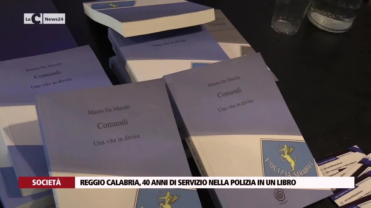 Reggio Calabria, 40 anni di servizio nella polizia in un libro