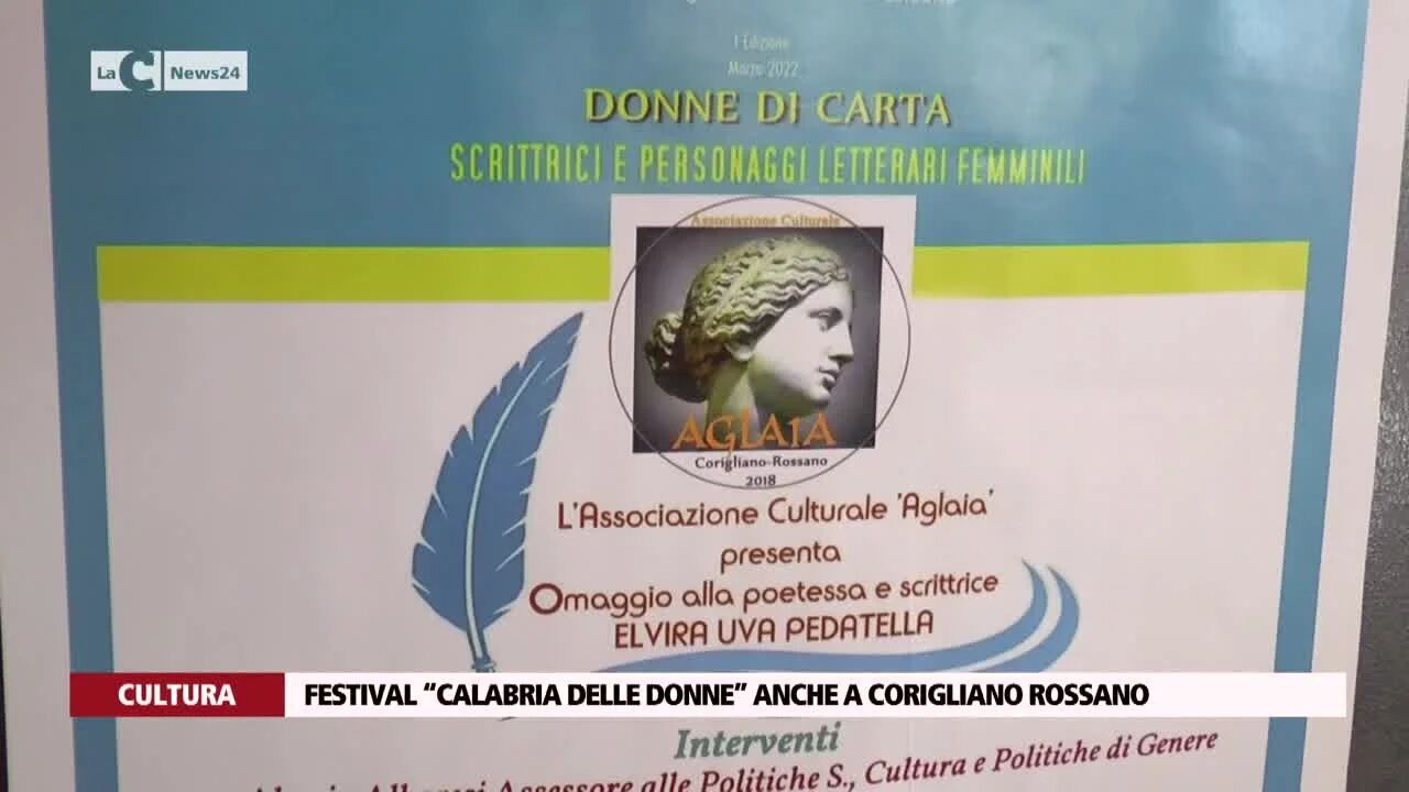 Festival “Calabria delle donne” anche a Corigliano Rossano