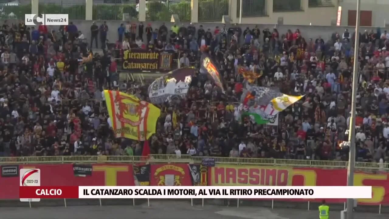 Il Catanzaro scalda i motori, al via il ritiro precampionato