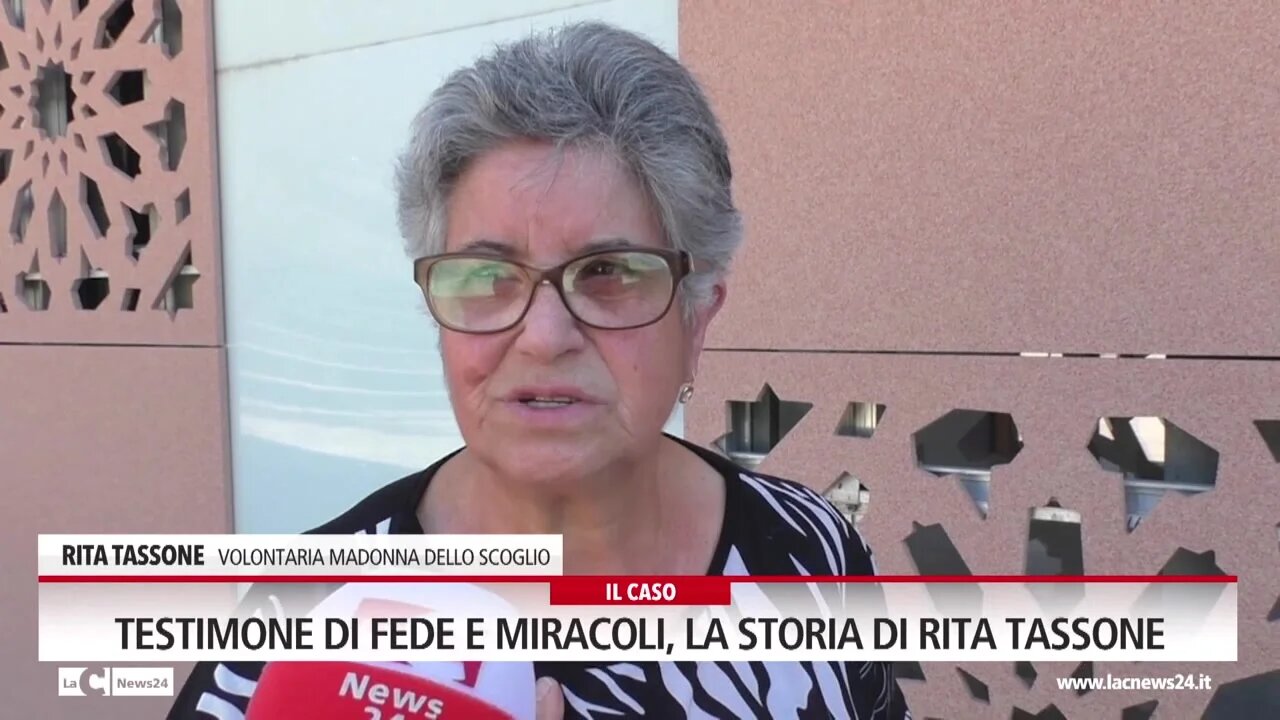 Testimone di fede e miracoli, la storia di Rita Tassone