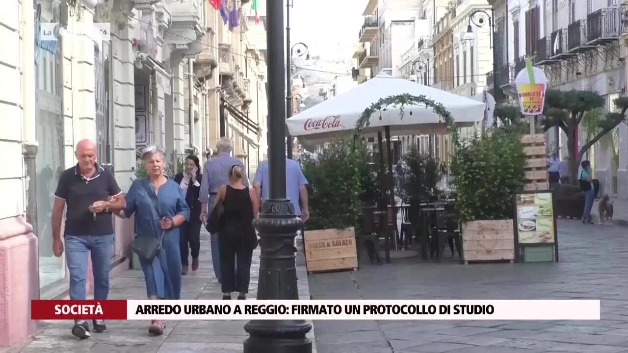 Arredo urbano a Reggio: firmato un protocollo di studio