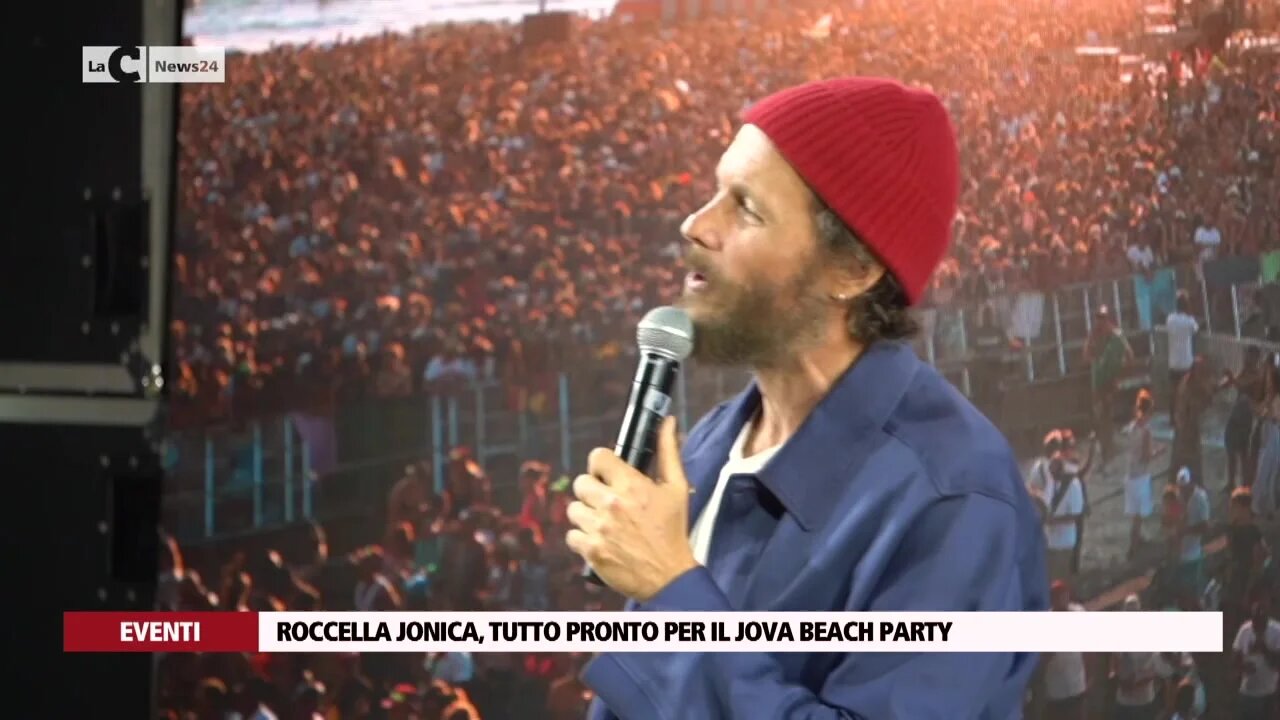 A Roccella cresce l’attesa per lo show di Jovanotti: attesi oltre 60mila spettatori