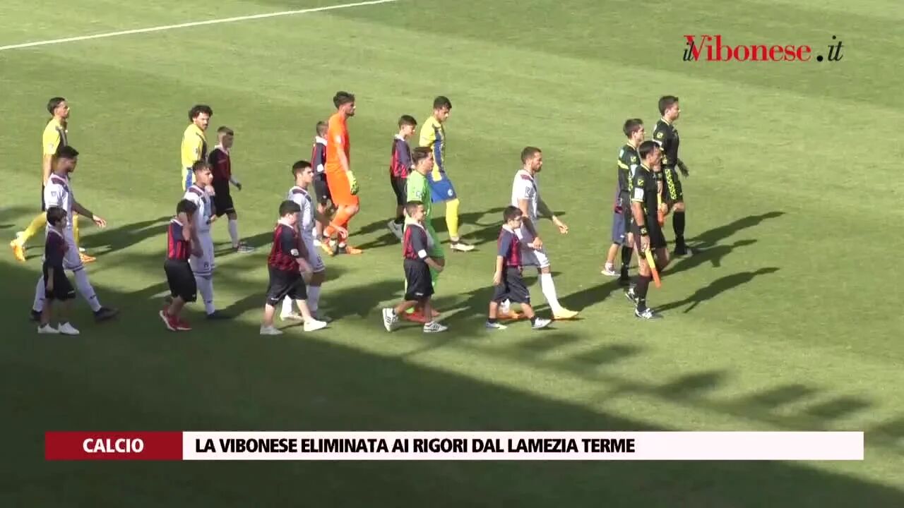 La Vibonese eliminata ai rigori dal Lamezia Terme