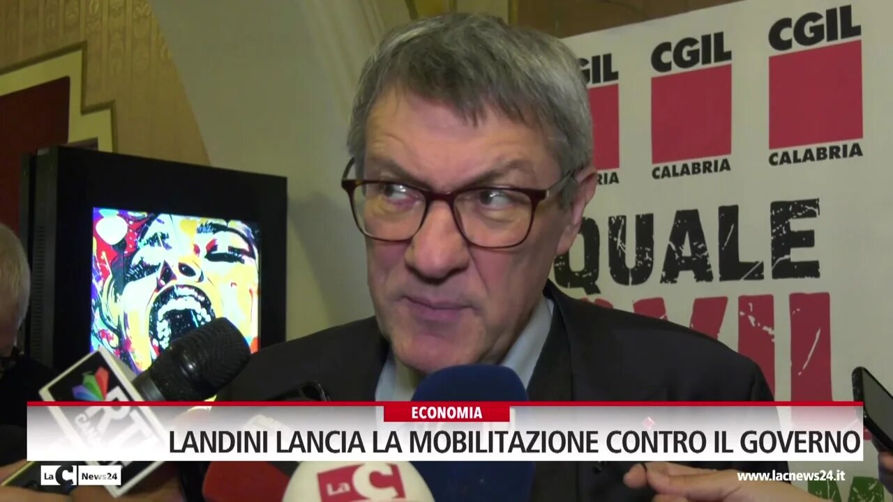 Landini lancia la mobilitazione contro il governo