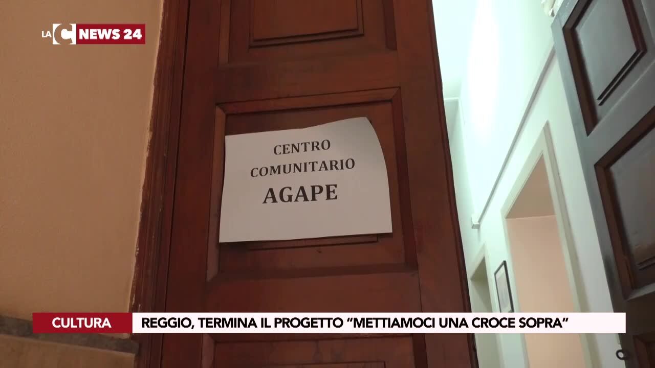 Reggio, termina il progetto “Mettiamoci una croce sopra”